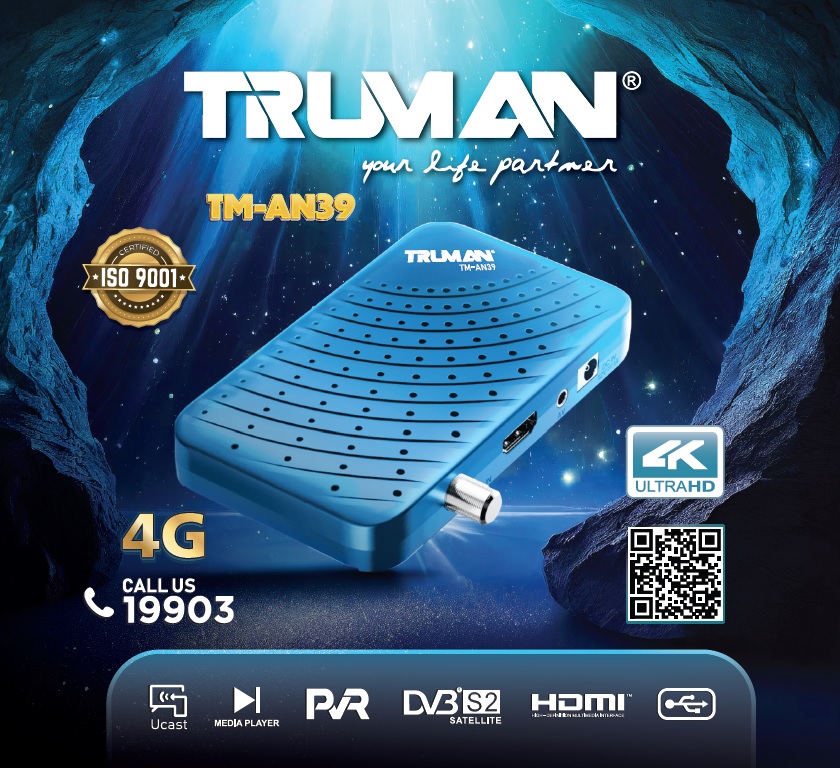 Truman - RECIEVER MINI HD TM - AN 39 - Blue