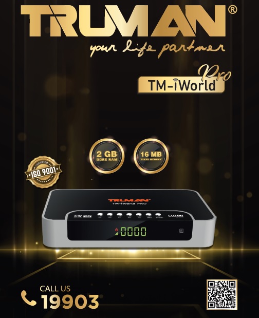Truman - RECIEVER MINI HD TM I WORLD Pro - Black